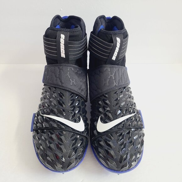 NEW Nike Force Savage Elite 2 Football Cleats BV3962-008 Size 15 Black Blue
